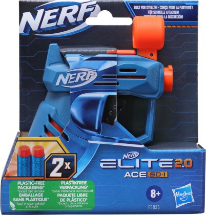 Nerf Elite 2.0 Ace SD-1 - Blaster, 2 Elite Darts,