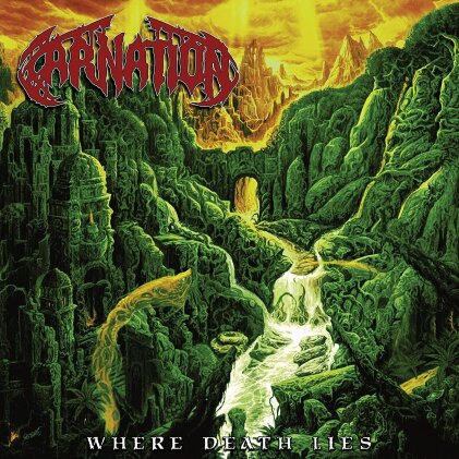 Carnation - Where Death Lies (Season Of Mist, 2023 Reissue, Limited Edition, Black/White/Red Vinyl, LP)