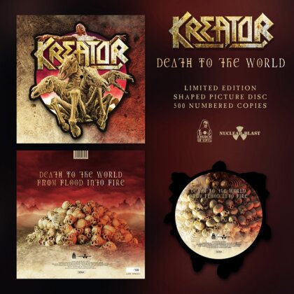 Kreator - Death To The World (Church of Vinyl, Limited Edition, Shaped Picture Disc, 12" Maxi)