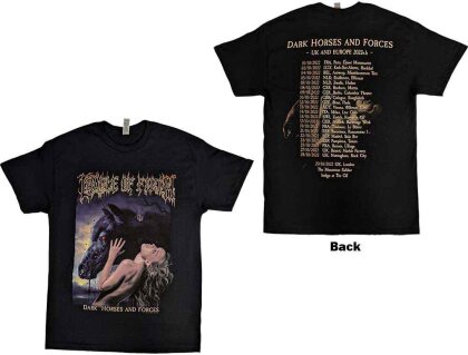 Cradle Of Filth Unisex T-Shirt - Dark Horses (Back Print)