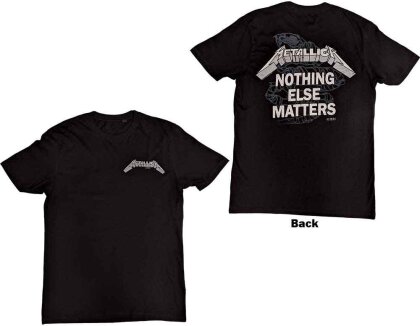 Metallica Unisex T-Shirt - Nothing Else Matters (Back Print)