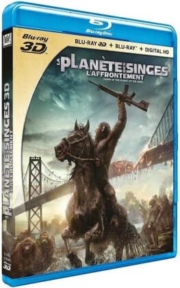 La Planète des Singes : L'Affrontement (2014) (Blu-ray 3D + Blu-ray)