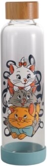 Disney - Bouteille d'eau en verre Les Aristochats 500ml