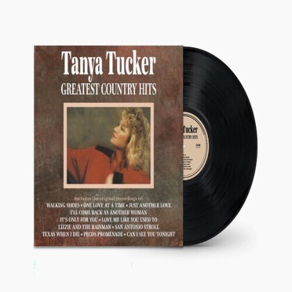 Tanya Tucker - Greatest Country Hits (2023 Reissue, Curb Records, LP)