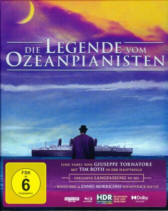 Die Legende vom Ozeanpianisten (1998) (Kinoversion, Langfassung, Restaurierte Fassung, Special Edition, 4K Ultra HD + 3 Blu-rays + CD)