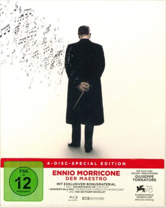 Ennio Morricone - Der Maestro (2021) (Edizione Speciale, 4K Ultra HD + 2 Blu-ray + CD)