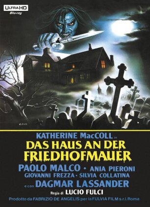 Das Haus an der Friedhofmauer (1981) (Cover C, Eurocult Collection, Edizione Limitata, Mediabook, Uncut, 4K Ultra HD + Blu-ray + CD)