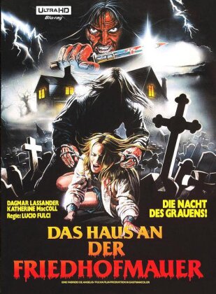 Das Haus an der Friedhofmauer (1981) (Cover A, Eurocult Collection, Edizione Limitata, Mediabook, Uncut, 4K Ultra HD + Blu-ray + CD)