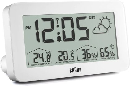Braun Weather Station - BC13WP-DCF - white