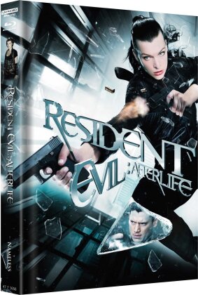 Resident Evil 4 - Afterlife (2010) (Cover A, Limited Edition, Mediabook, 4K Ultra HD + Blu-ray)