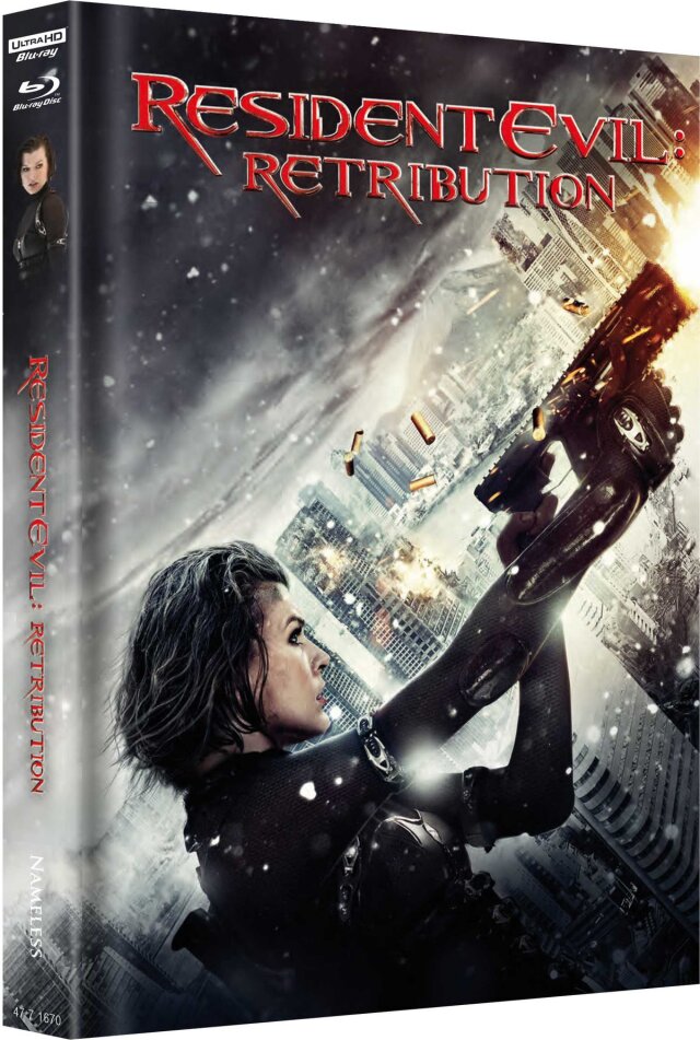 Resident Evil 5 - Retribution (2012) (Cover A, Limited Edition, Mediabook, 4K Ultra HD + Blu-ray)