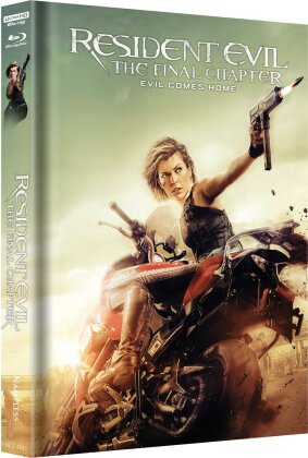 Resident Evil 6 - The Final Chapter (2016) (Cover A, Limited Edition, Mediabook, 4K Ultra HD + Blu-ray)