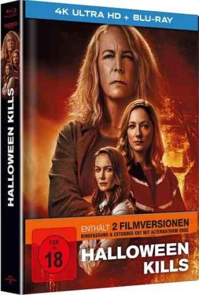 Halloween Kills (2021) (Cover A (Original), Limited Edition, Mediabook, 4K Ultra HD + Blu-ray)