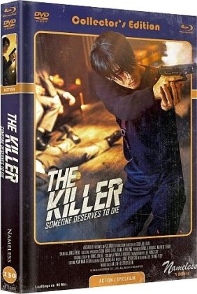 The Killer - Someone Deserves to Die (2022) (Cover D (Retro), Limited Edition, Mediabook, Uncut, Blu-ray + DVD)