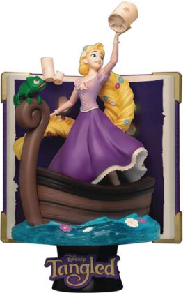 Merc Figur Disney Rapunzel Story Book 15cm PVC 15cm Beast Kingdom Diorama