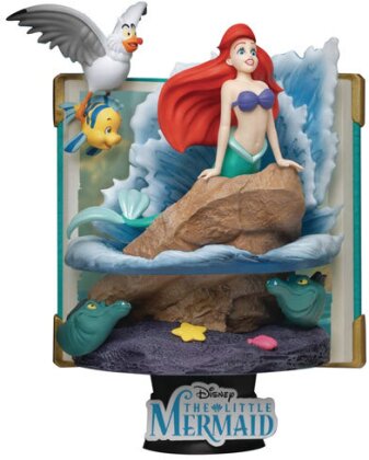 Merc Figur Disney Ariel Story Book 15cm PVC 15cm Beast Kingdom Diorama