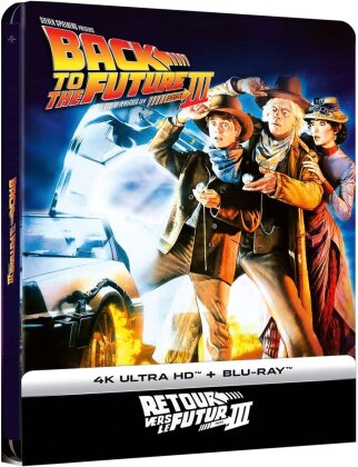 Back to the Future 3 - Retour vers le futur 3 (1990) (Limited Edition, Steelbook, 4K Ultra HD + Blu-ray)