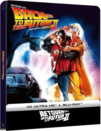 Back to the Future 2 - Retour vers le futur 2 (1989) (Édition Limitée, Steelbook, 4K Ultra HD + Blu-ray)
