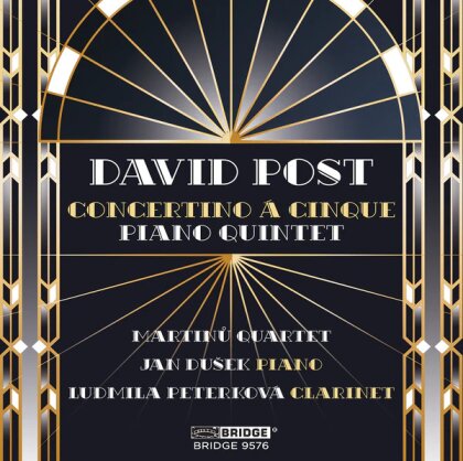 David Post, Ludmila Peterkova & Jan Dusek - Concertino A Cinque, Piano Quintet