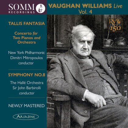 Whittemore, Lowe, Ralph Vaughan Williams (1872-1958), Dimitri Mitropoulos & Sir John Barbirolli - Vaughan Williams Live Volume 4