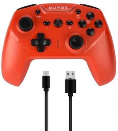 Surge SwitchPad Wireless Pro Controller Red