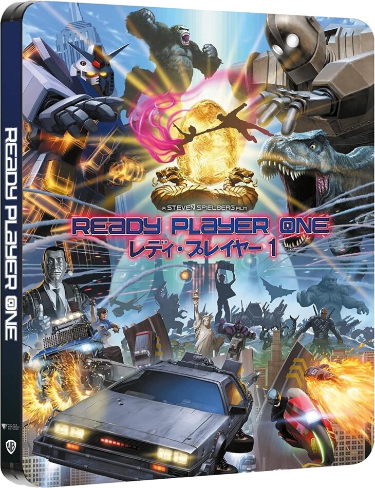 Ready Player One (2018) (Japanese Cover, Édition Limitée, Steelbook, 4K Ultra HD + Blu-ray)