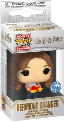 Harry Potter: Funko Pop! Pocket Keychain - Harry Potter Holiday - Hermione (Portachiavi)