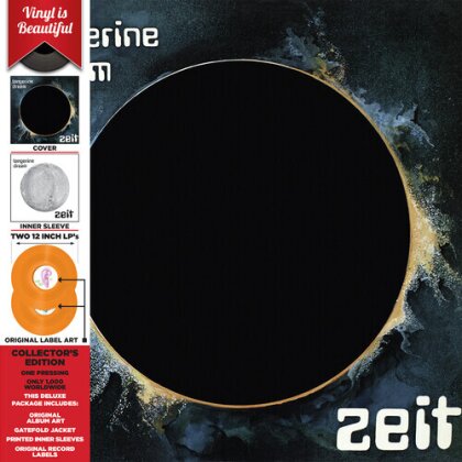 Tangerine Dream - Zeit (2023 Reissue, Gatefold, Deluxe Edition, Limited Edition, Orange Vinyl, 2 LPs)