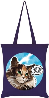 Cute But Abusive: Shit for Brains - Tote Bag
