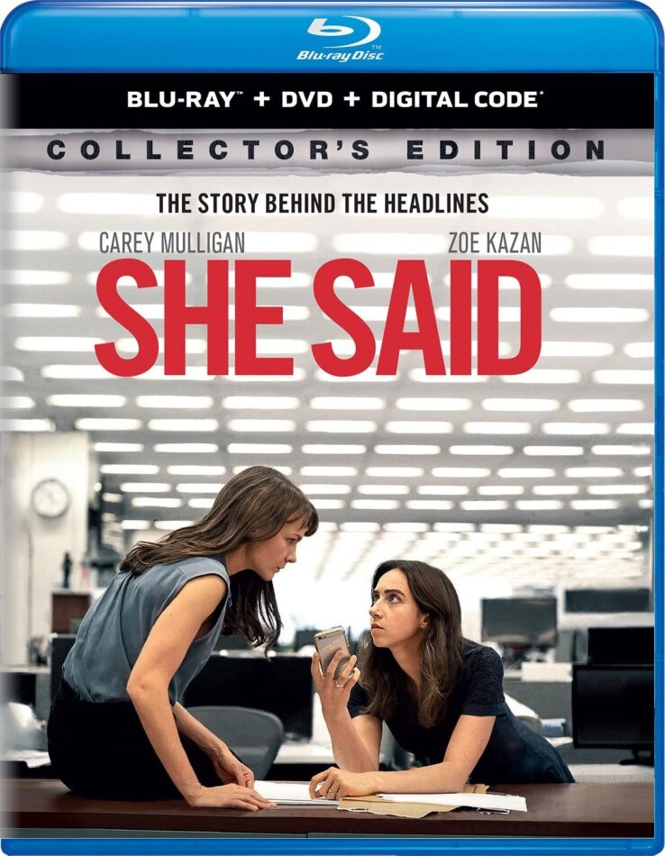 She Said (2022) (Blu-ray + DVD)