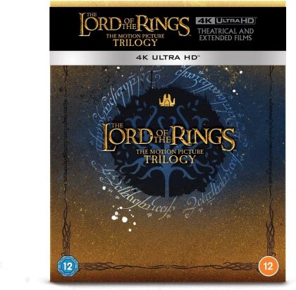 The Lord of the Rings - The Motion Picture Trilogy (Extended Edition, Version Cinéma, Édition Limitée, Steelbook, 9 4K Ultra HDs)