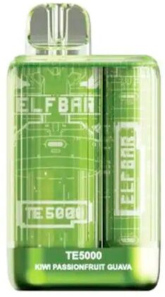 Elf Bar TE5000 Passionfruit Kiwi Guava 20mg - E-Zigarette