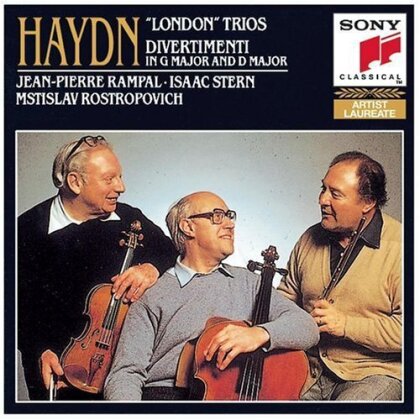 Joseph Haydn (1732-1809), Jean-Pierre Rampal, Isaac Stern & Mstislav Rostropovich - London Trios 1-4 / Divertimenti