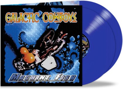 Galactic Cowboys - Machine Fish / Feel The Rage (2023 Reissue, Brutal Planet, Blue Vinyl, 2 LPs)