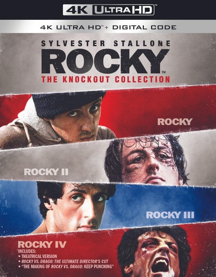 Rocky 1-4 - The Knockout Collection (4 4K Ultra HDs)
