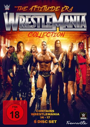 WWE: The Attitude Era Wrestlemania Collection - Wrestlemania 14-17 (5 DVDs)