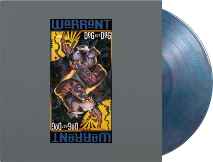 Warrant - Dog Eat Dog (2023 Reissue, Music On Vinyl, limited to 2500 Copies, Translucent Blue & Red Marbled, LP)
