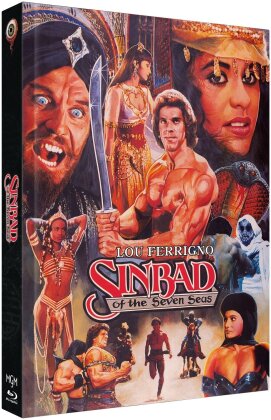 Sinbad of the Seven Seas (1989) (Cover B, Edizione Limitata, Mediabook, Uncut, Blu-ray + DVD)