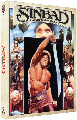 Sinbad - Herr der Sieben Meere (1989) (Cover C, Édition Limitée, Mediabook, Uncut, Blu-ray + DVD)