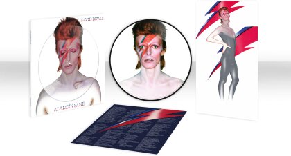 David Bowie - Aladdin Sane (2023 Reissue, 2013 Remaster, 140 Gramm, 50th Anniversary Edition, Picture Disc, LP)