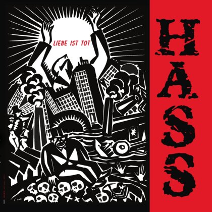 Hass - Liebe Ist Tot (2023 Reissue, Limited Edition, Red Vinyl, LP)