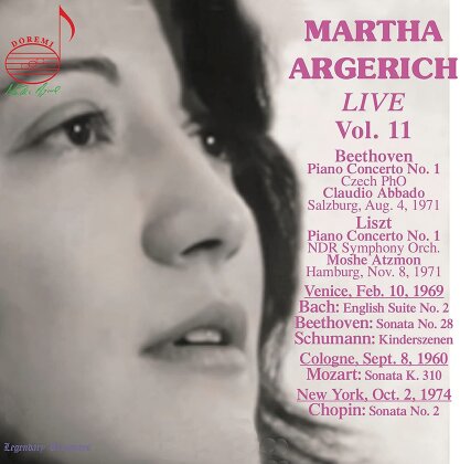 Martha Argerich, Ludwig van Beethoven (1770-1827), Franz Liszt (1811-1886), Johann Sebastian Bach (1685-1750) & Robert Schumann (1810-1856) - Live - Volume 11