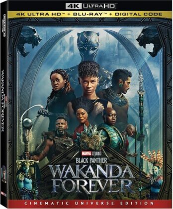 Black Panther: Wakanda Forever - Black Panther 2 (2022) (Cinematic Universe Edition, 4K Ultra HD + Blu-ray)