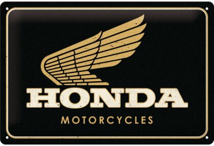 Blechschild. Honda / MC - Motorcycles Gold