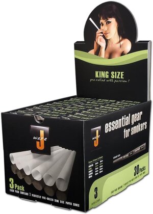 JWare Reefer Cones King Size Box 30 x 3pcs
