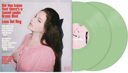 Lana Del Rey - Did You Know That There's A Tunnel Under Ocean Blvd (Indie Exclusive, Alternate Cover, Édition Limitée, Green Vinyl, 2 LP)