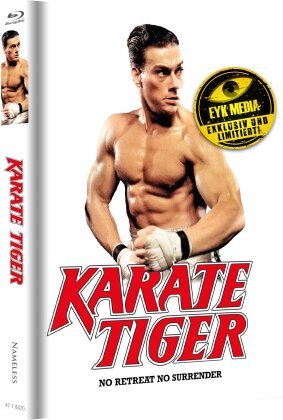 Karate Tiger (1986) (Cover E, Wattiert, Limited Edition, Mediabook, Uncut, 2 Blu-rays)