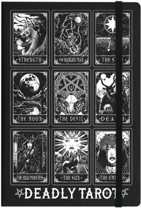Deadly Tarot: The Devil Compilation - A5 Hard Cover Notebook