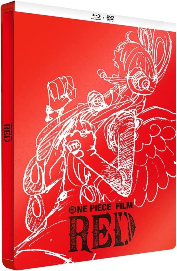 One Piece Film - Red (2022) (Édition Limitée, Steelbook, Blu-ray + DVD)