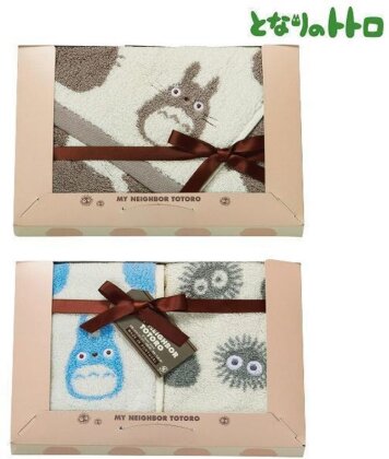 Studio Ghibli My Neighbour Totoro: Totoro & Soot Sprites - Gift Box 3 Towels